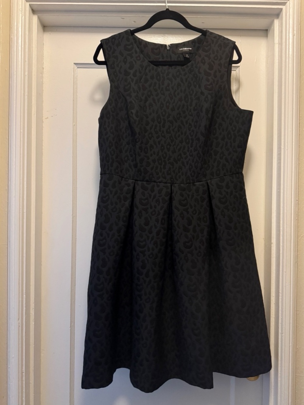 Liz Claiborne Fit & Flare Leopard Print Dress